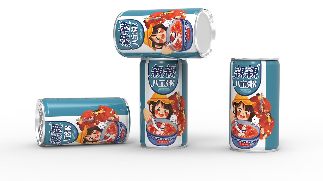 Babao porridge design / moon cake packaging / food packaging / packaging box design，