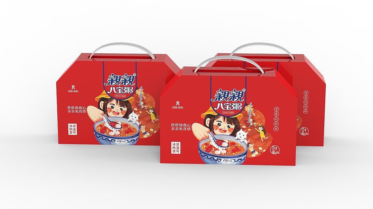 Babao porridge design / moon cake packaging / food packaging / packaging box design，