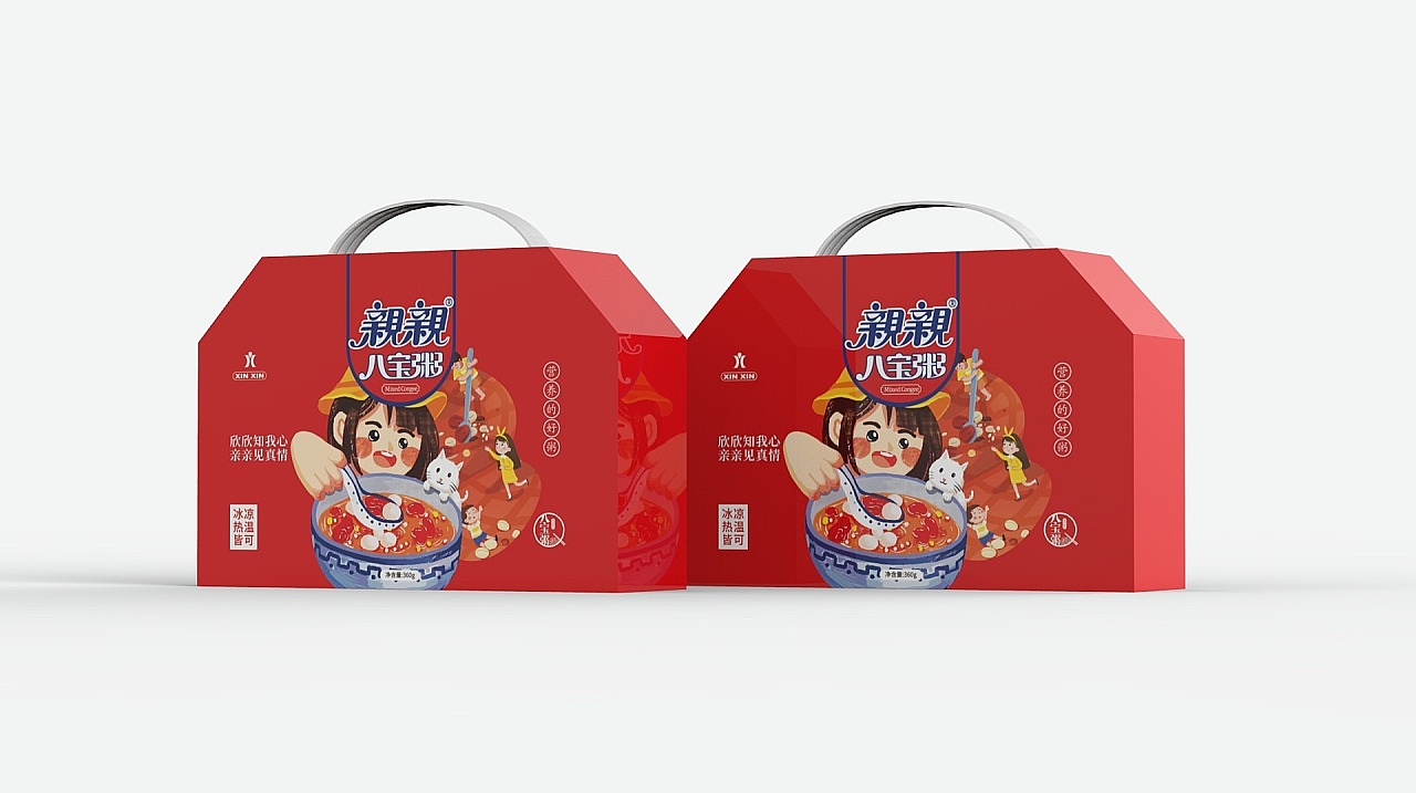 Babao porridge design / moon cake packaging / food packaging / packaging box design，