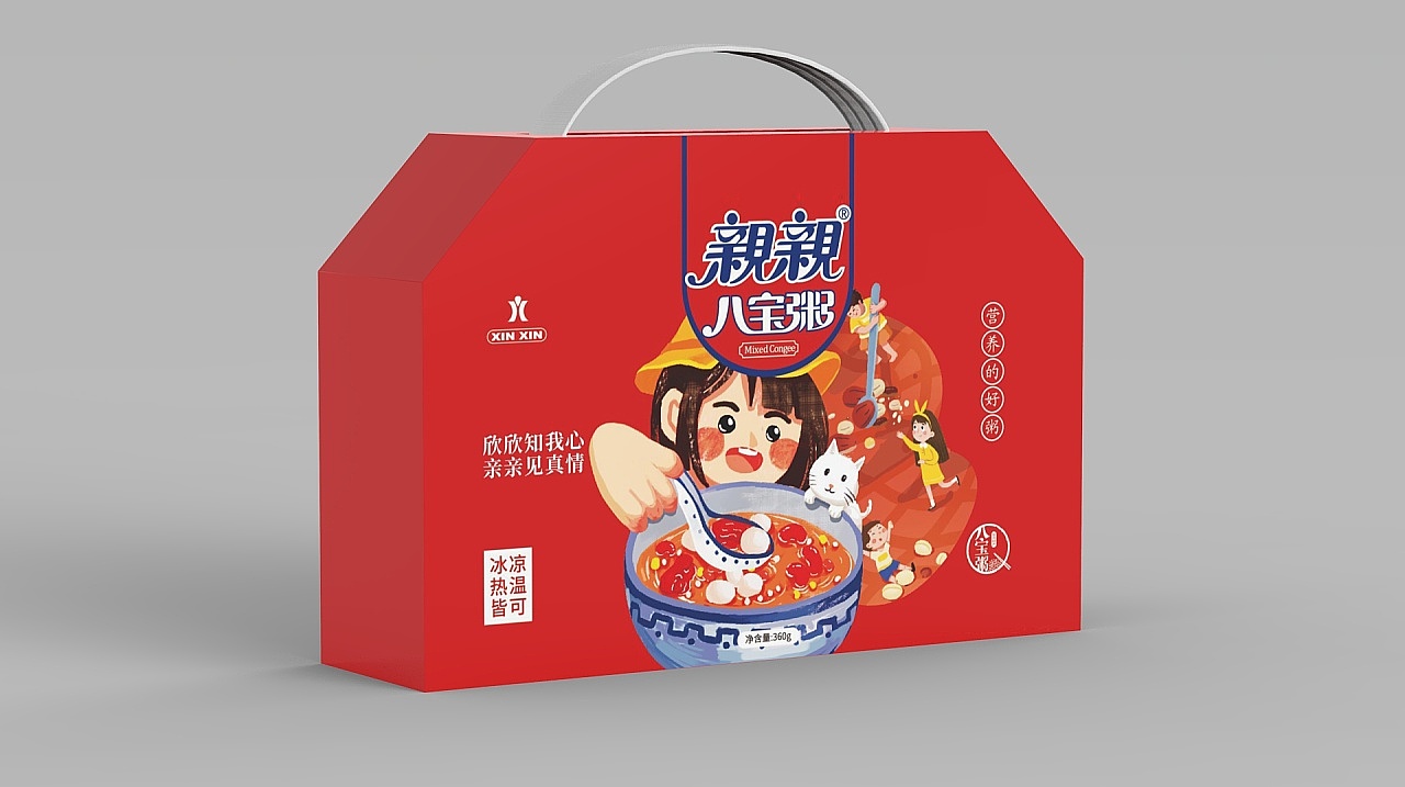 Babao porridge design / moon cake packaging / food packaging / packaging box design，