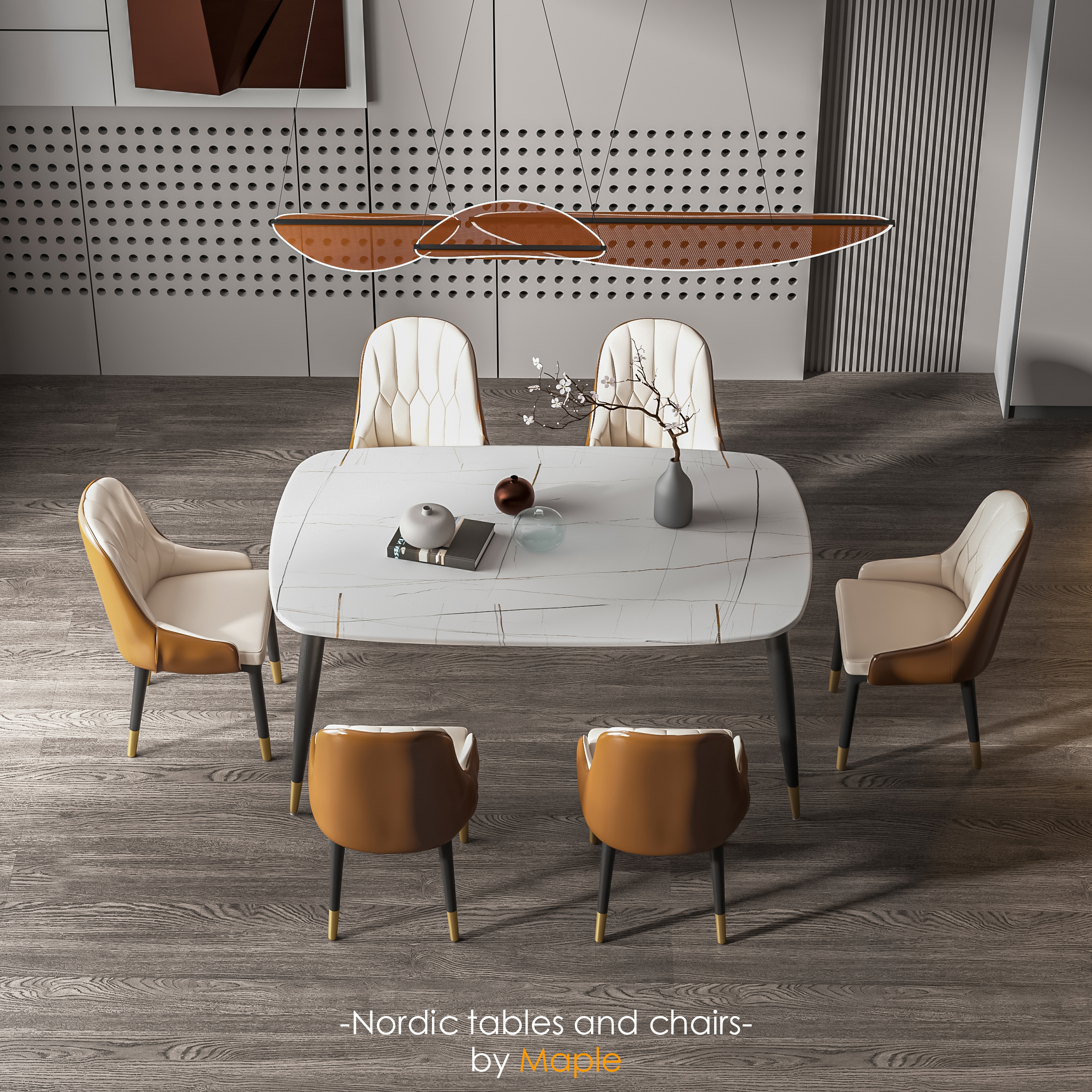 dining table and chair，3d，max，design sketch，furniture，vray，