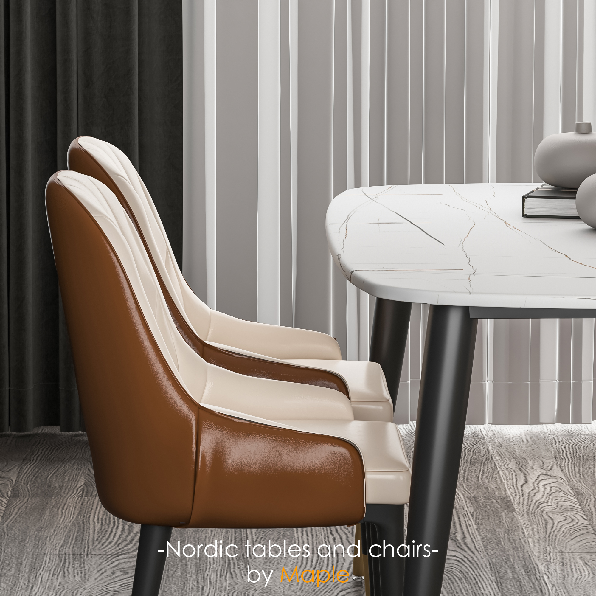 dining table and chair，3d，max，design sketch，furniture，vray，