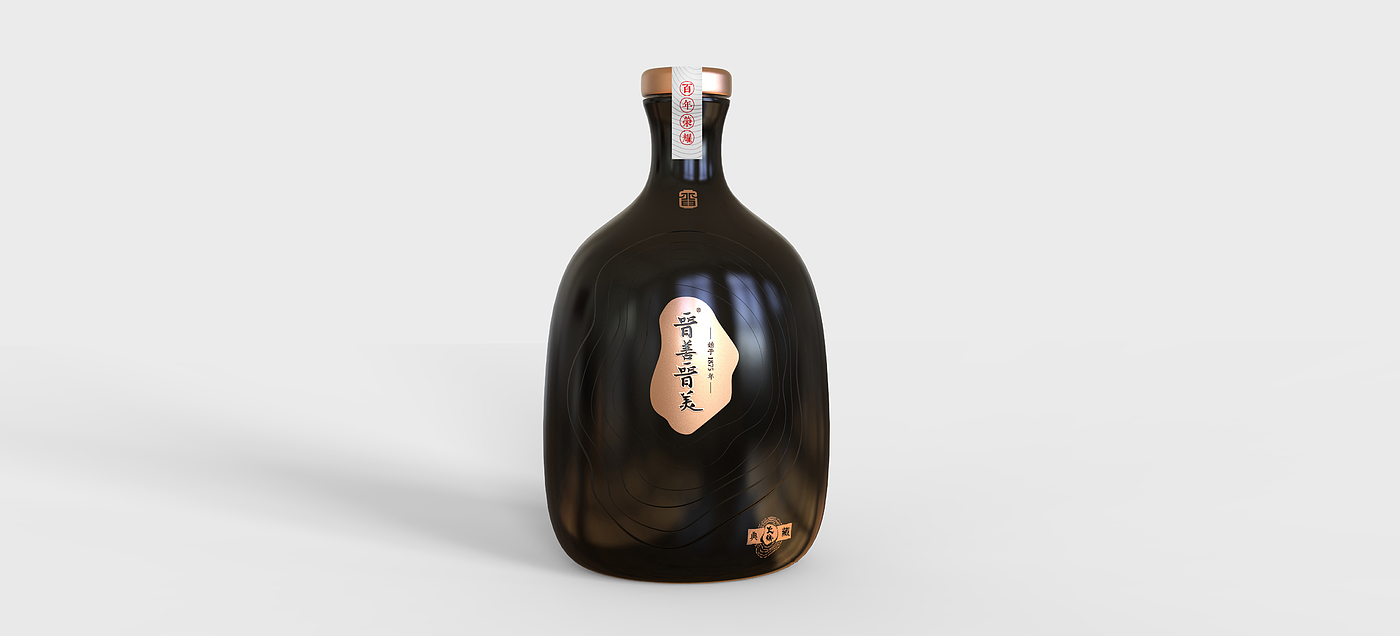 Packaging, wine, product design，