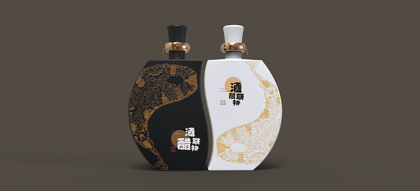 Packaging, wine, product design，