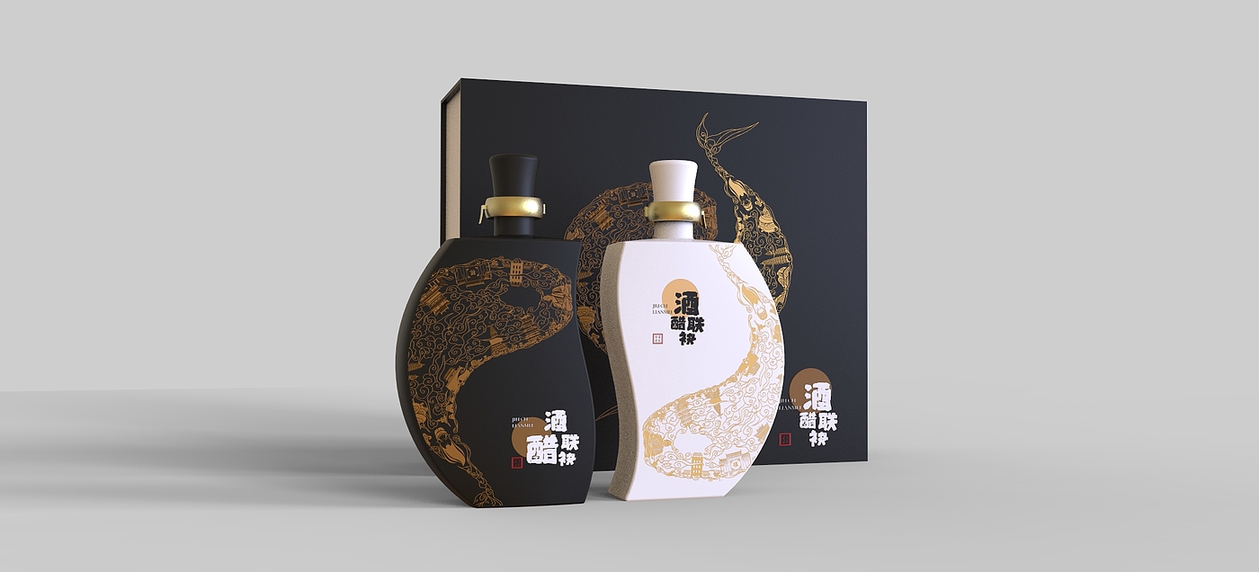 Packaging, wine, product design，