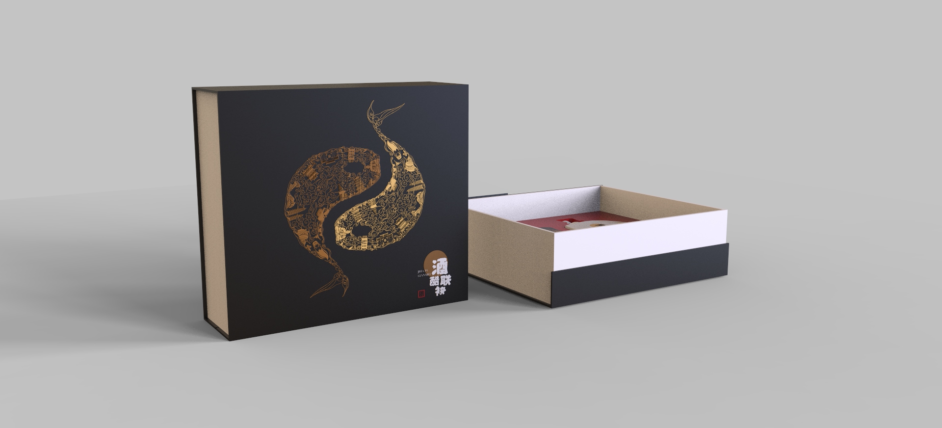 Packaging, wine, product design，