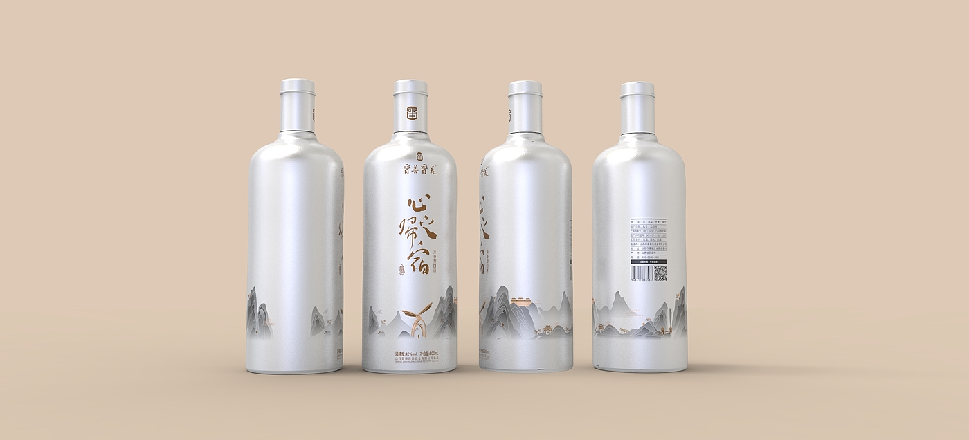 Packaging, wine, product design，