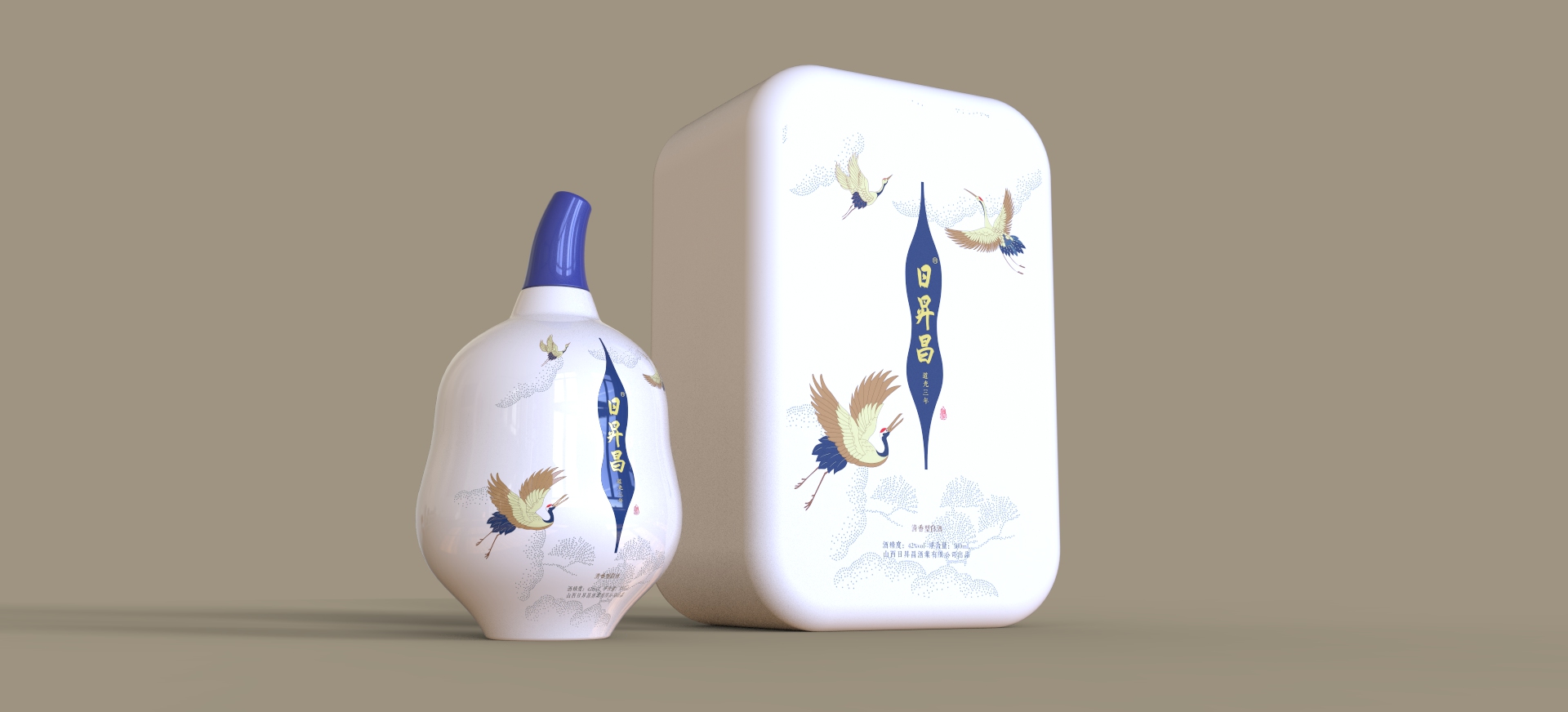 Packaging, wine, product design，