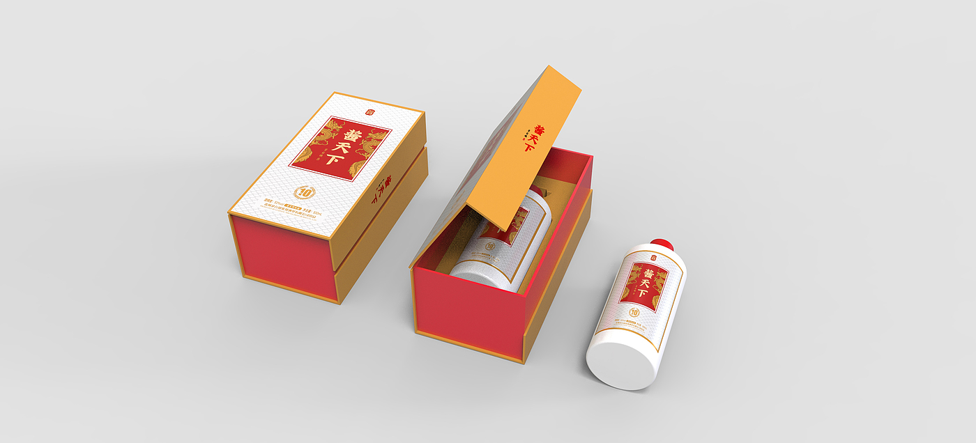 Packaging, wine, product design，