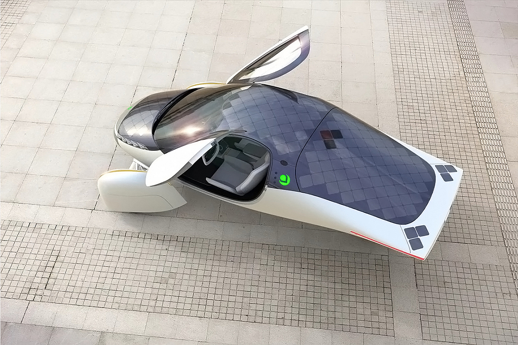 Aptera Motors，电动汽车，太阳能，电池板，