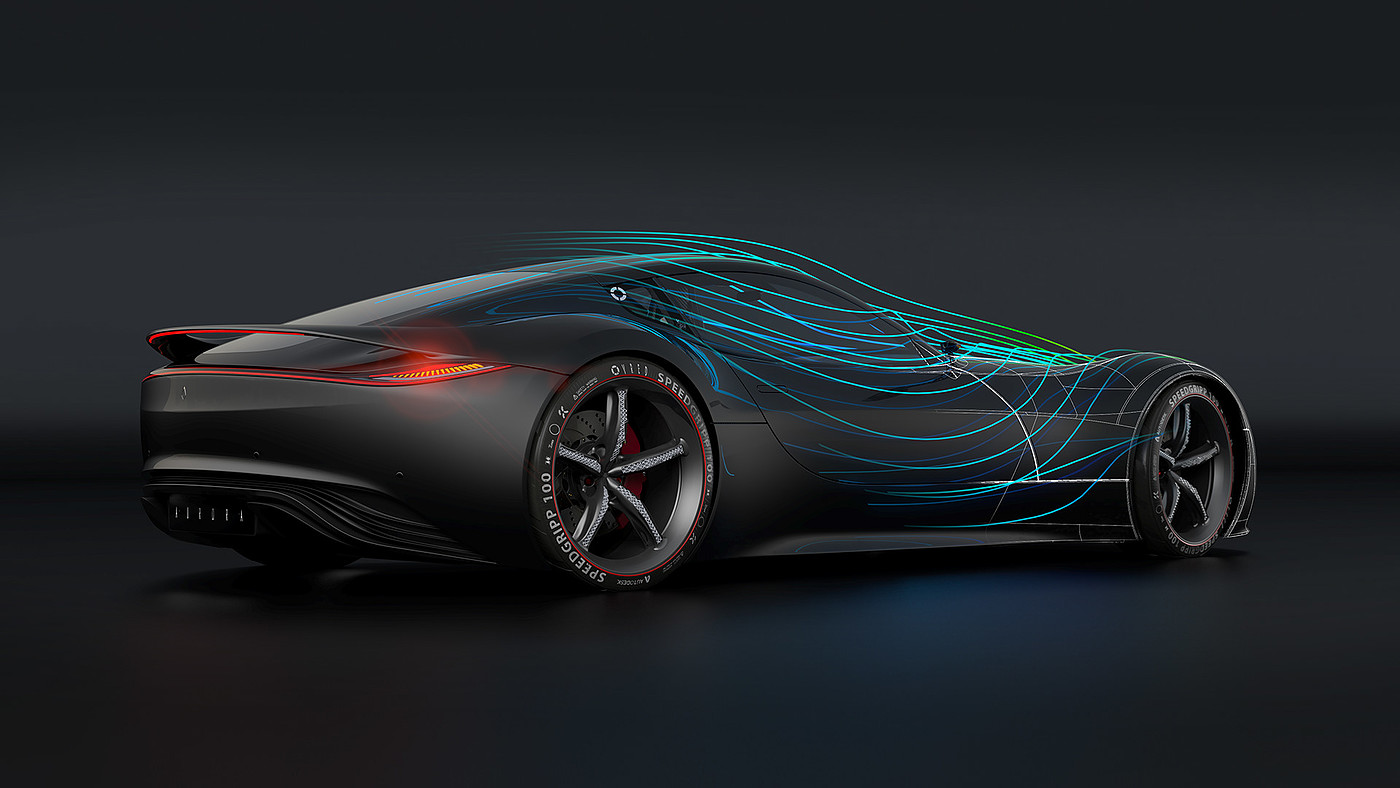 automobile，aurora，concept，Render，Model，