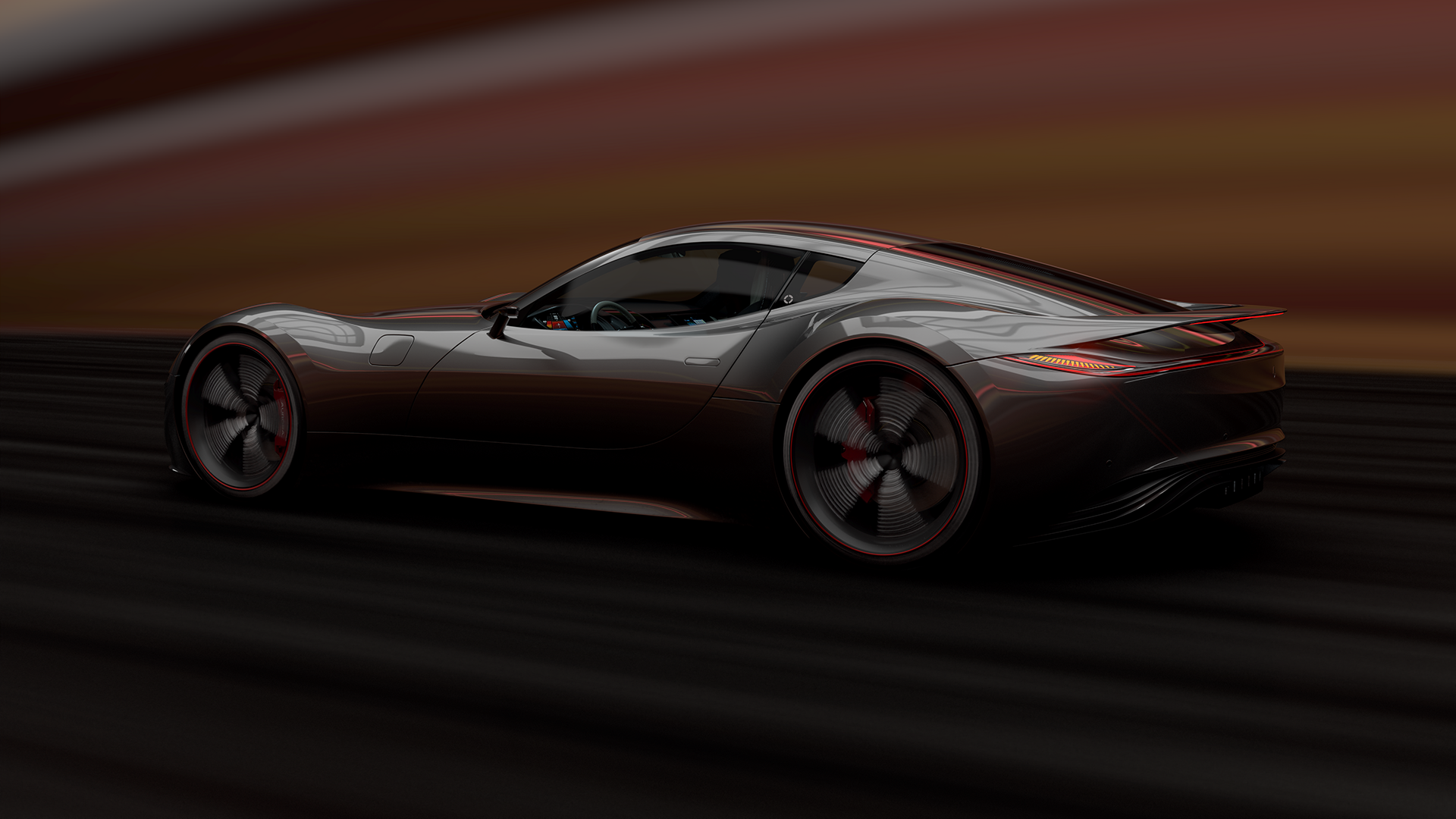 automobile，aurora，concept，Render，Model，