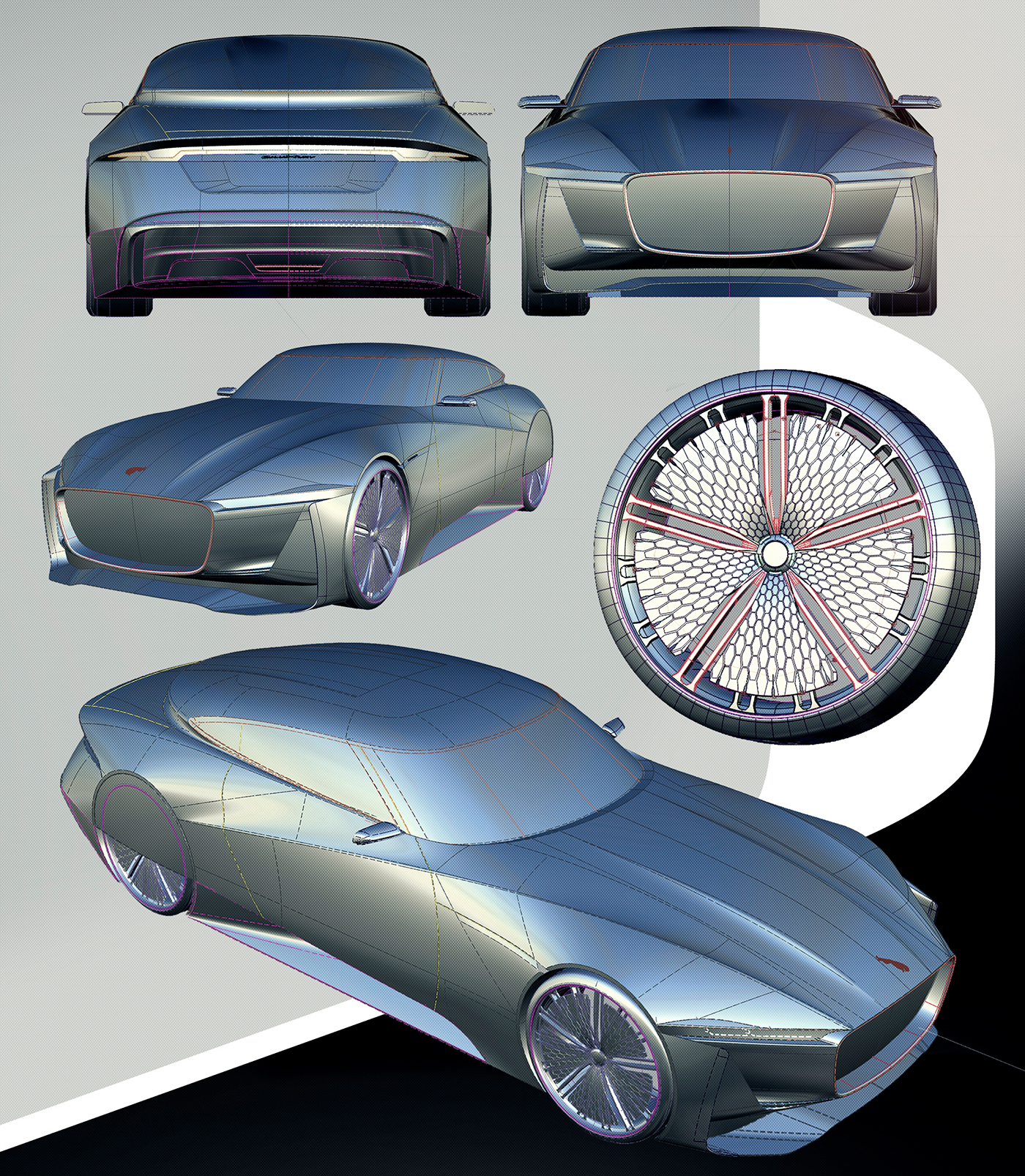 Jaguar，Retro，concept，vehicle，Design，