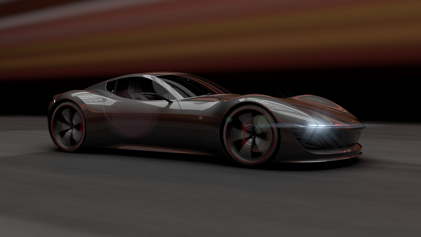 automobile，aurora，concept，Render，Model，
