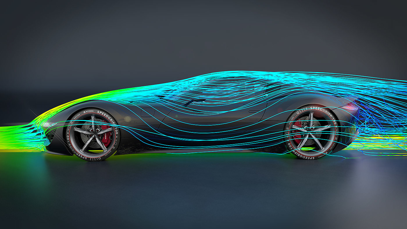 automobile，aurora，concept，Render，Model，