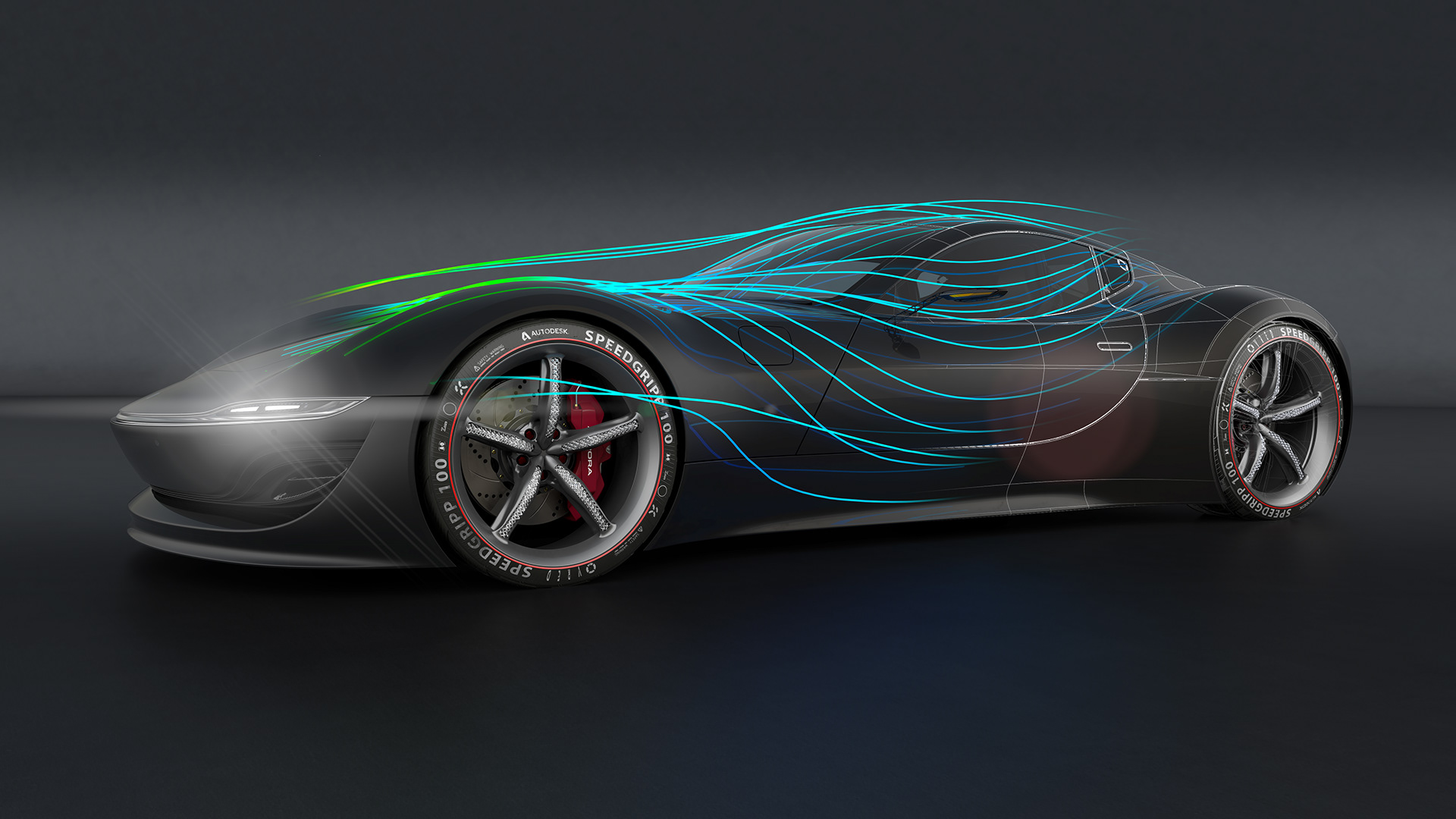 automobile，aurora，concept，Render，Model，