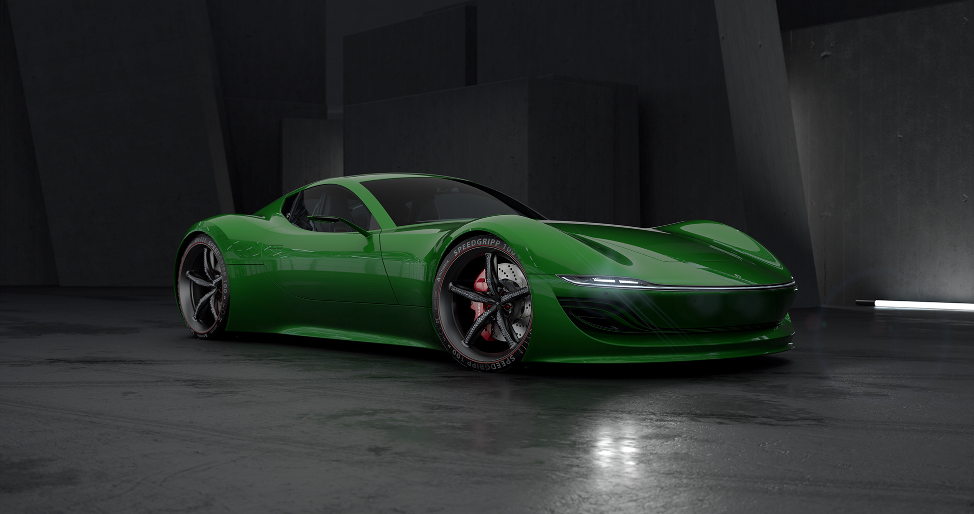 automobile，aurora，concept，Render，Model，