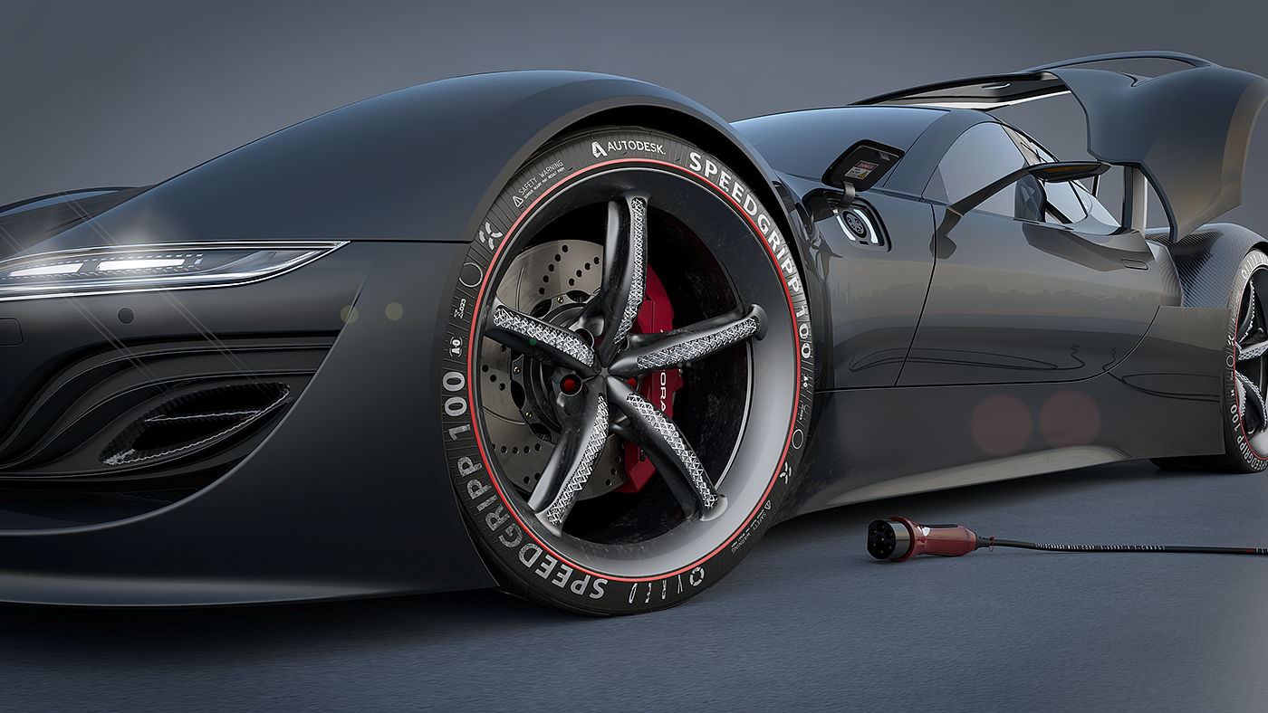 automobile，aurora，concept，Render，Model，