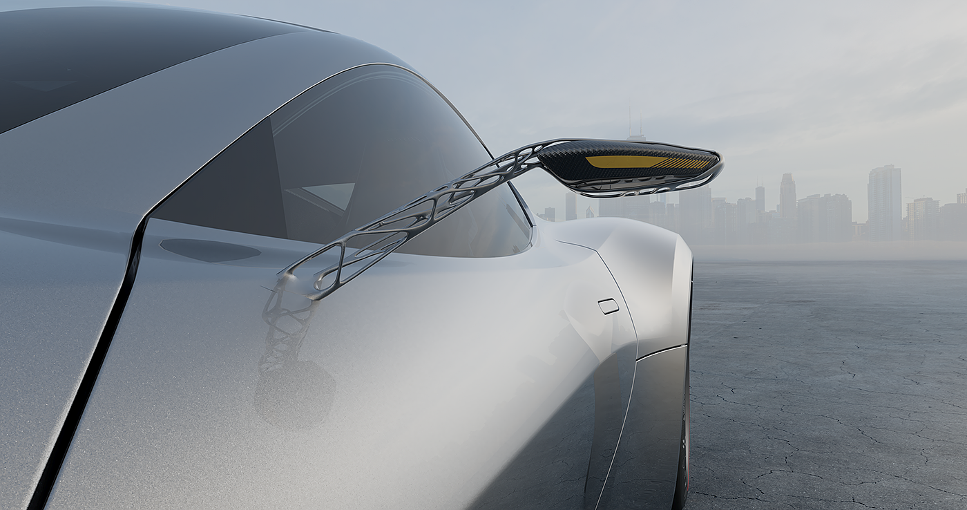 automobile，aurora，concept，Render，Model，