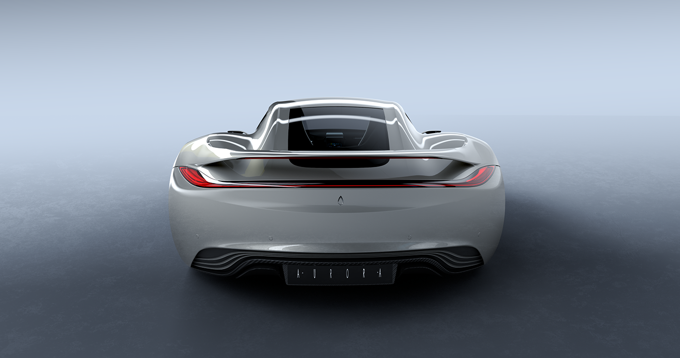automobile，aurora，concept，Render，Model，