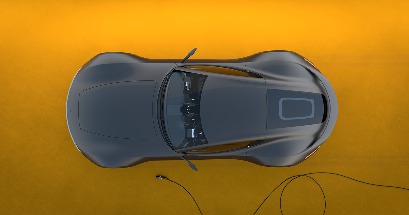 automobile，aurora，concept，Render，Model，