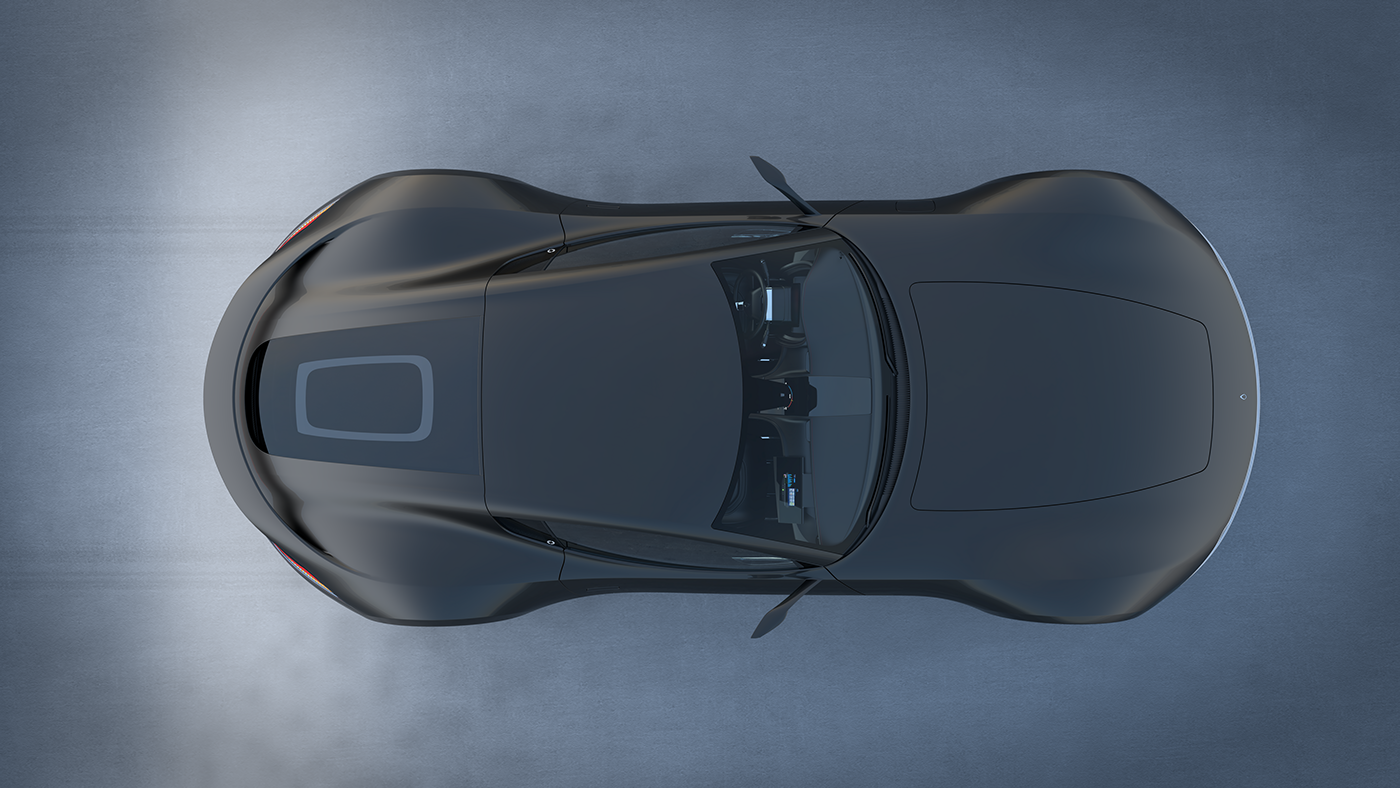 automobile，aurora，concept，Render，Model，