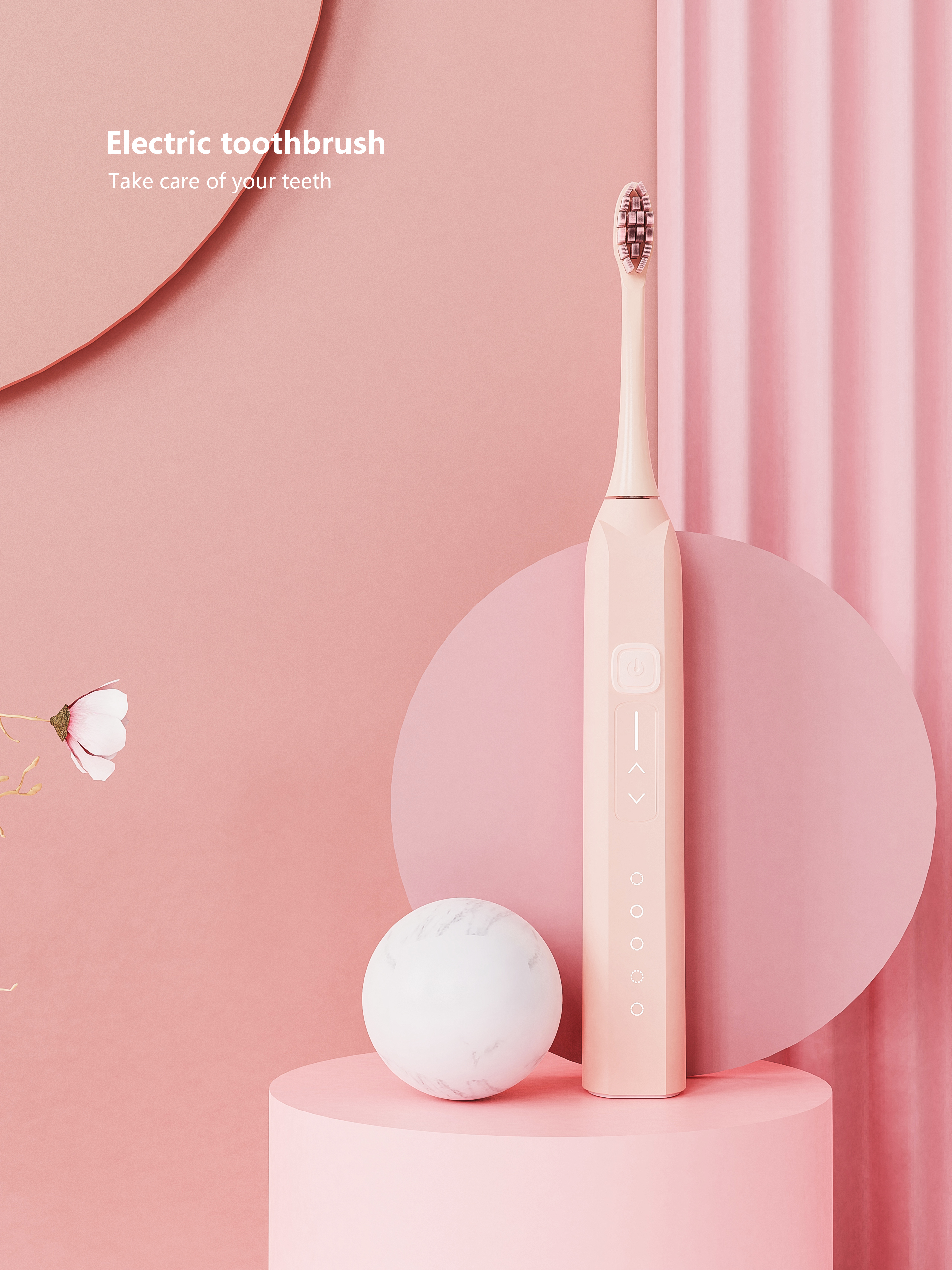 E-commerce rendering，Electric toothbrush，Scene rendering，