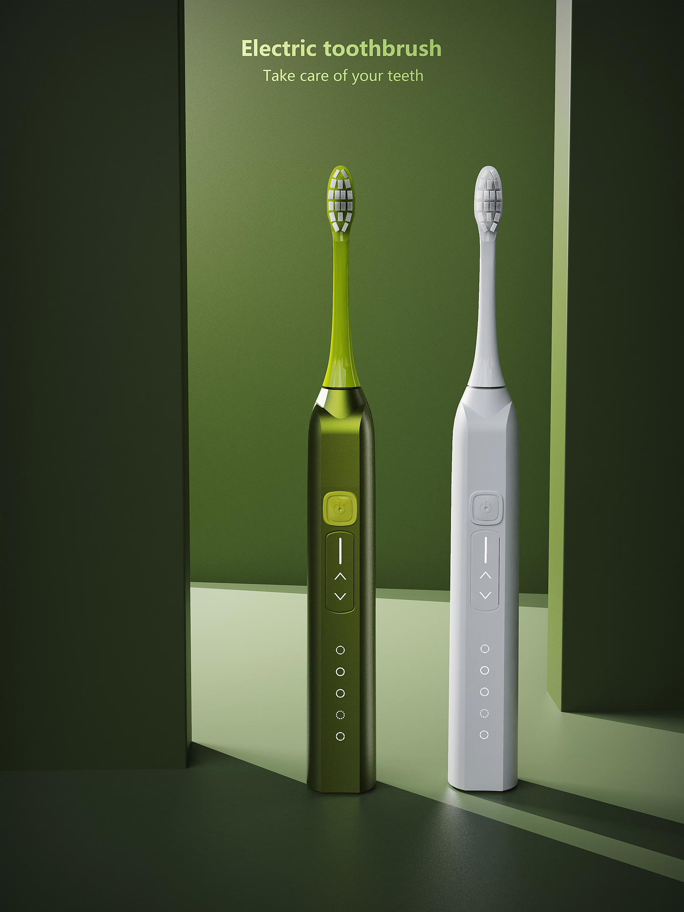 E-commerce rendering，Electric toothbrush，Scene rendering，