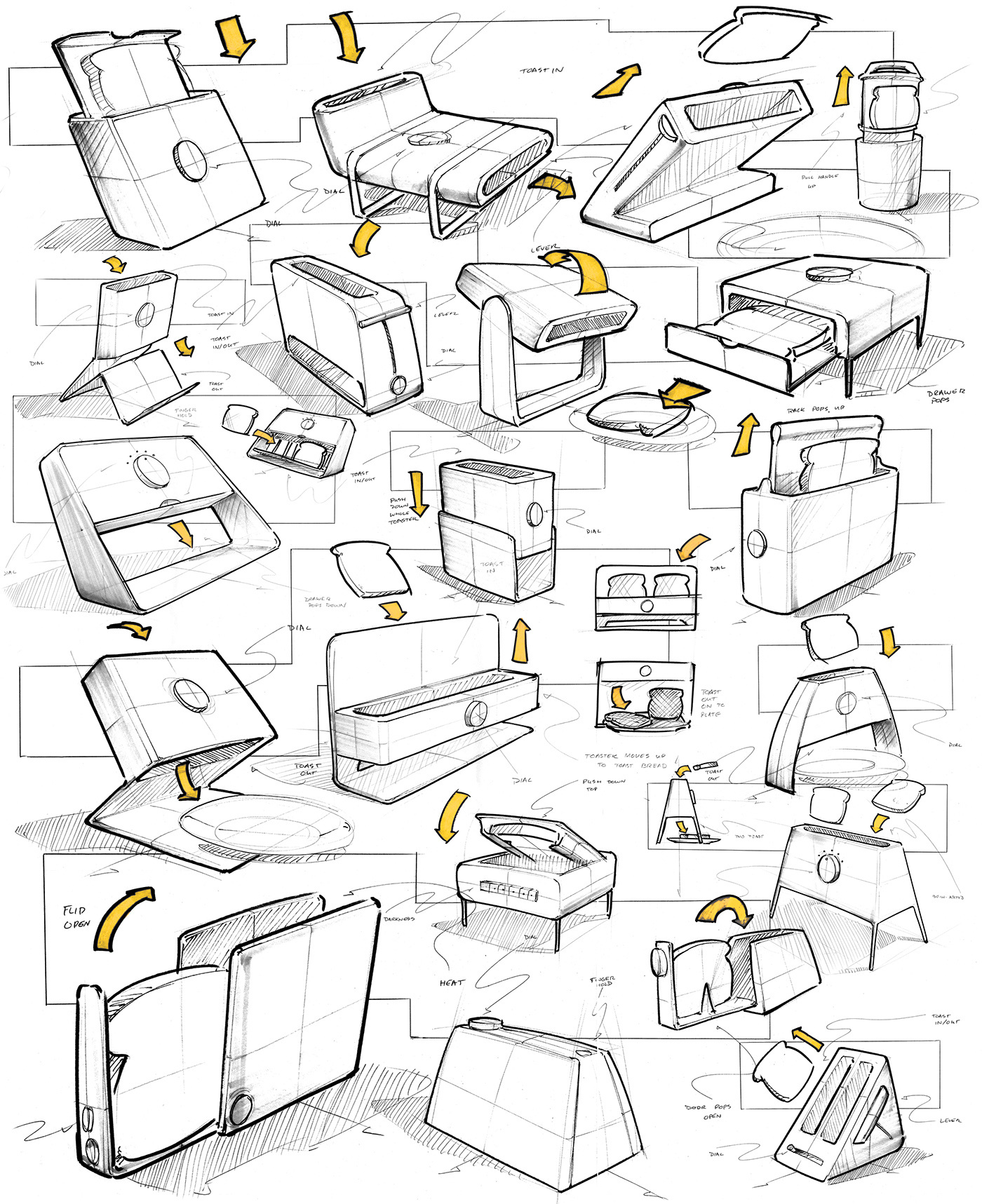 product design，industrial design，Bread machine，articles for daily use，Simplicity，