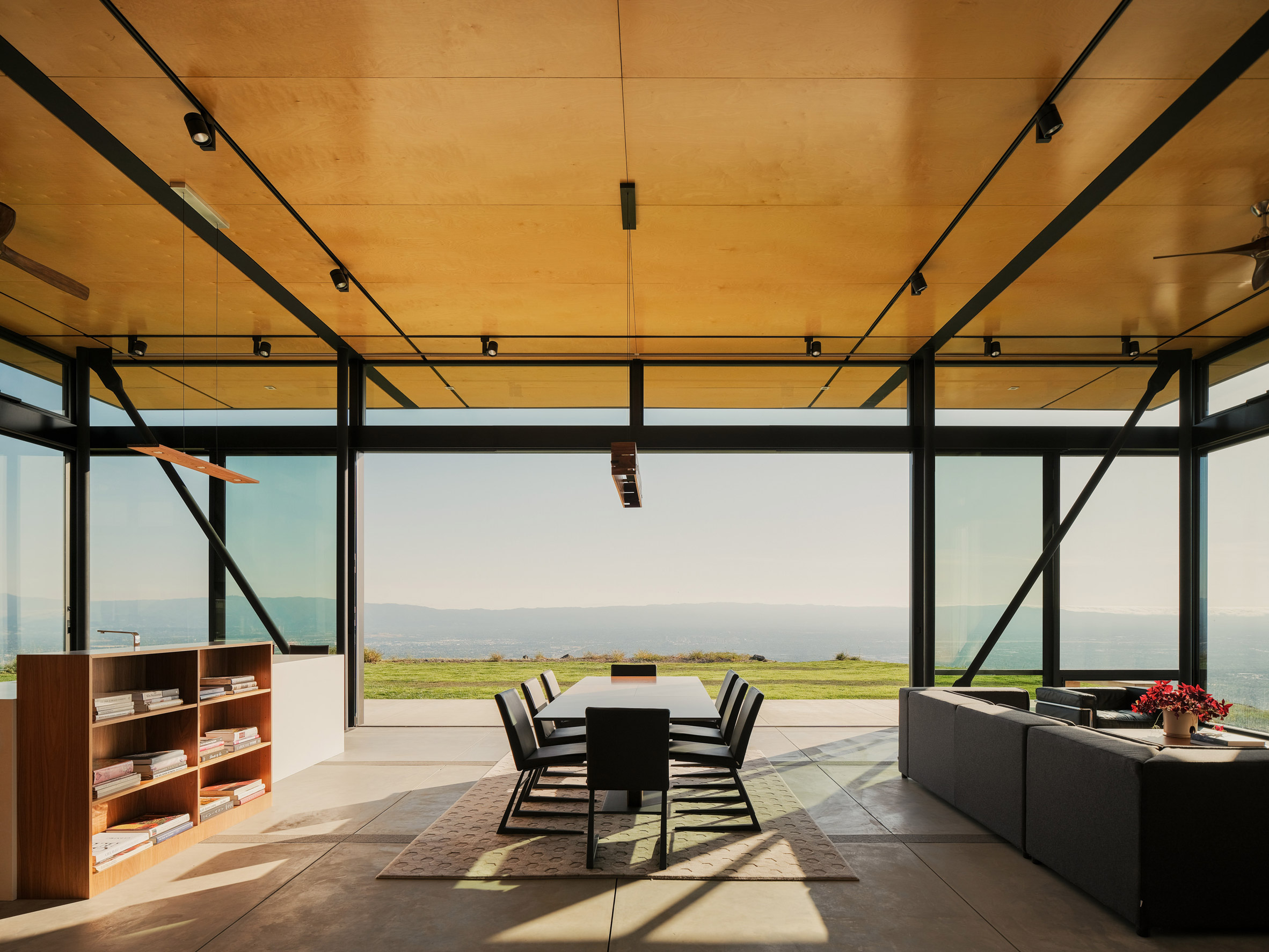 glass screen wall，California，Architecture，