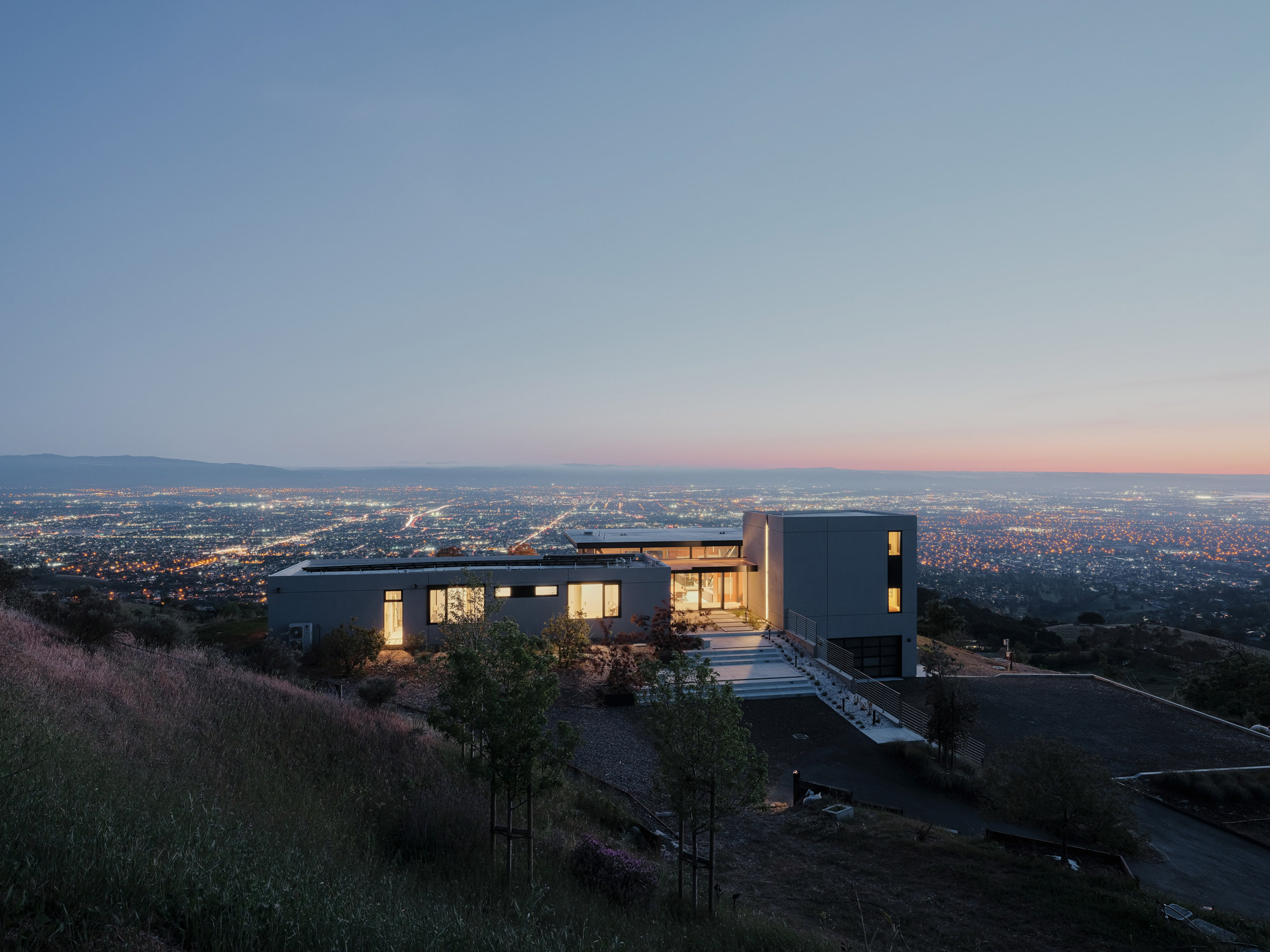 glass screen wall，California，Architecture，