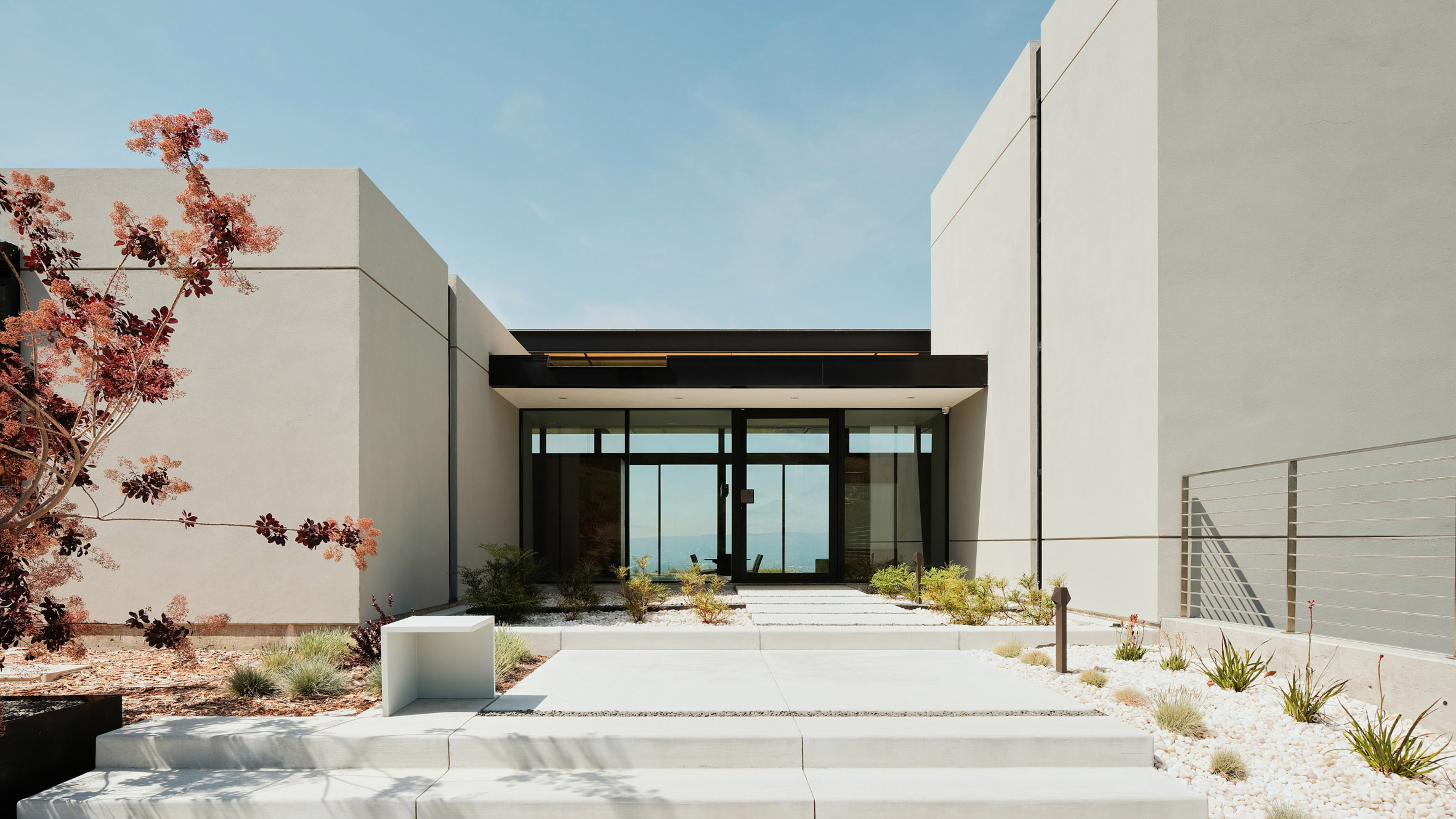 glass screen wall，California，Architecture，