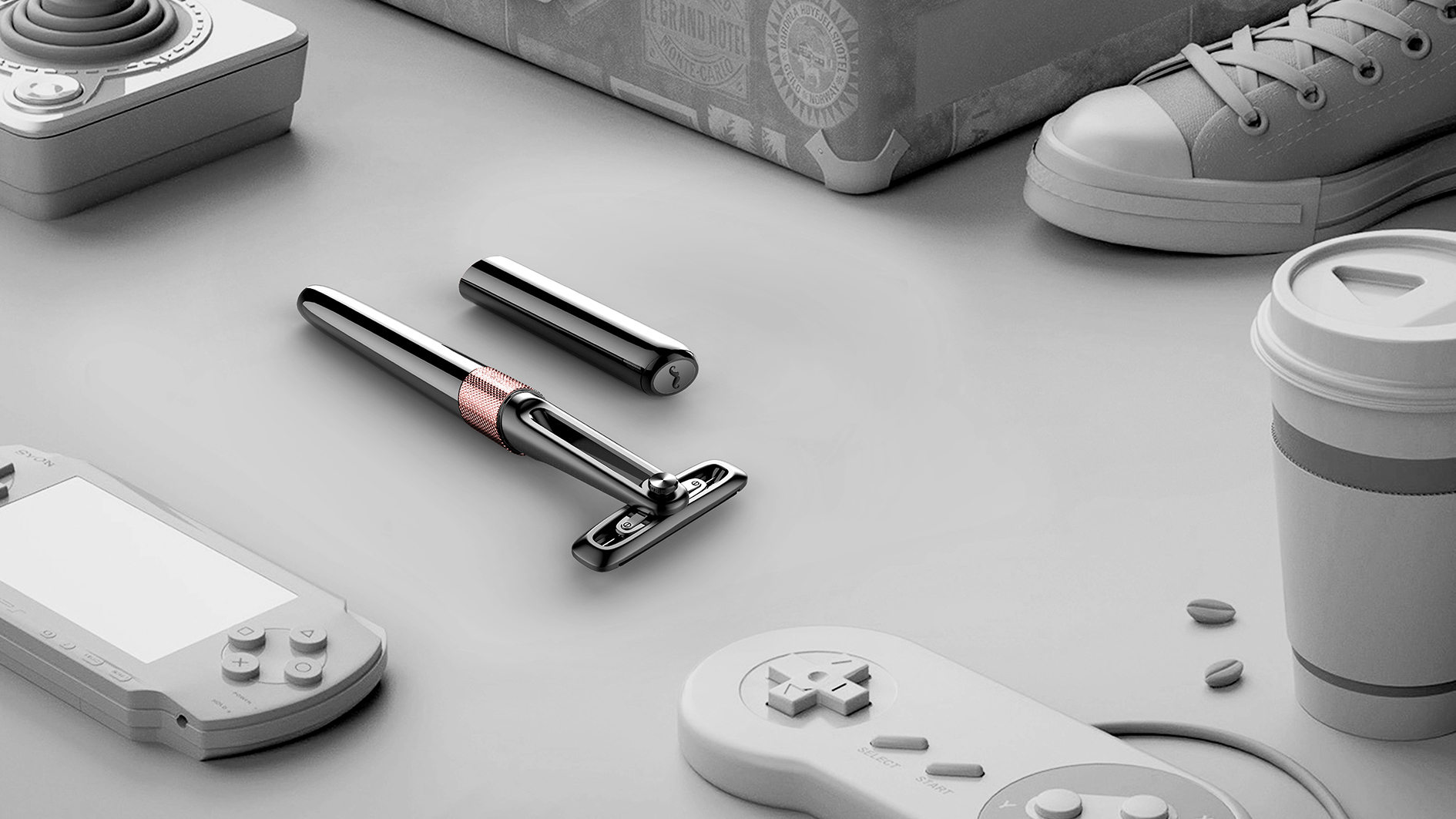 delicate，concept，Render，product design，Bian Jie，modularization，