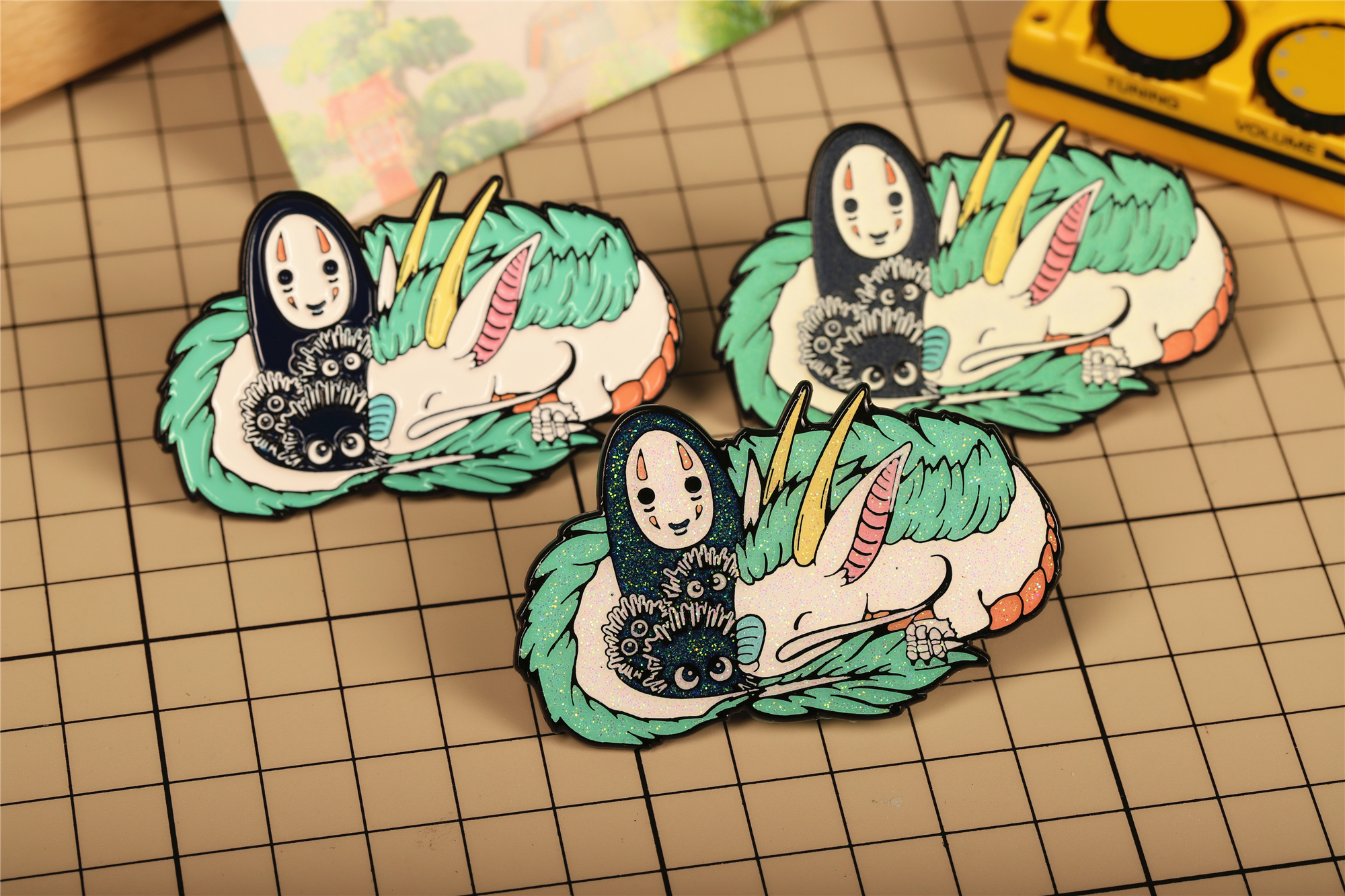 Brooch，badge，Spirited away，Faceless Man，