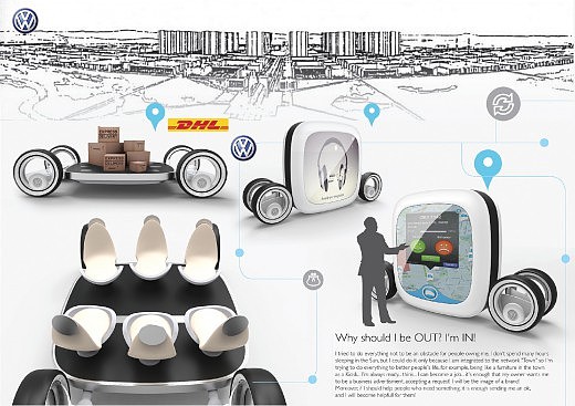 Michelin，Automobile design，Display Board，design sketch，