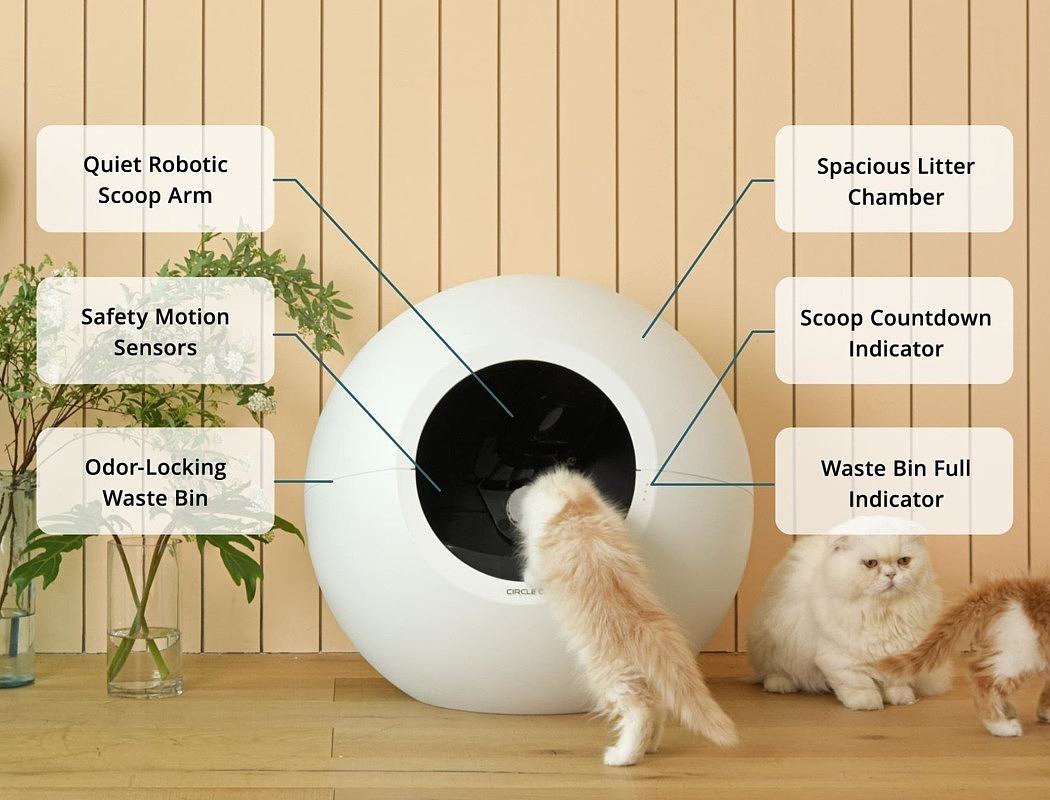 Circle Zero，Intelligent dustbin，cat，Sensor tracking，