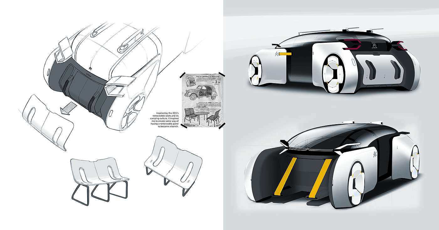 automobile，concept，future，Hand drawn，
