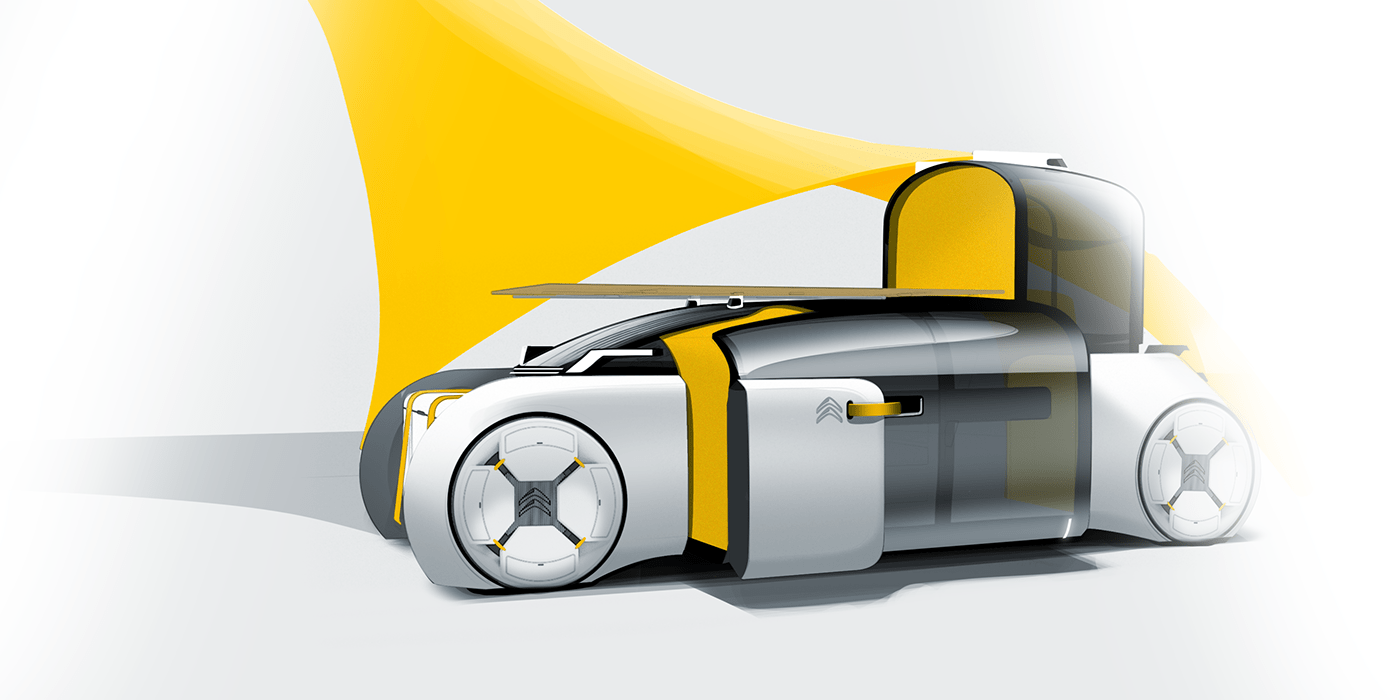 automobile，concept，future，Hand drawn，