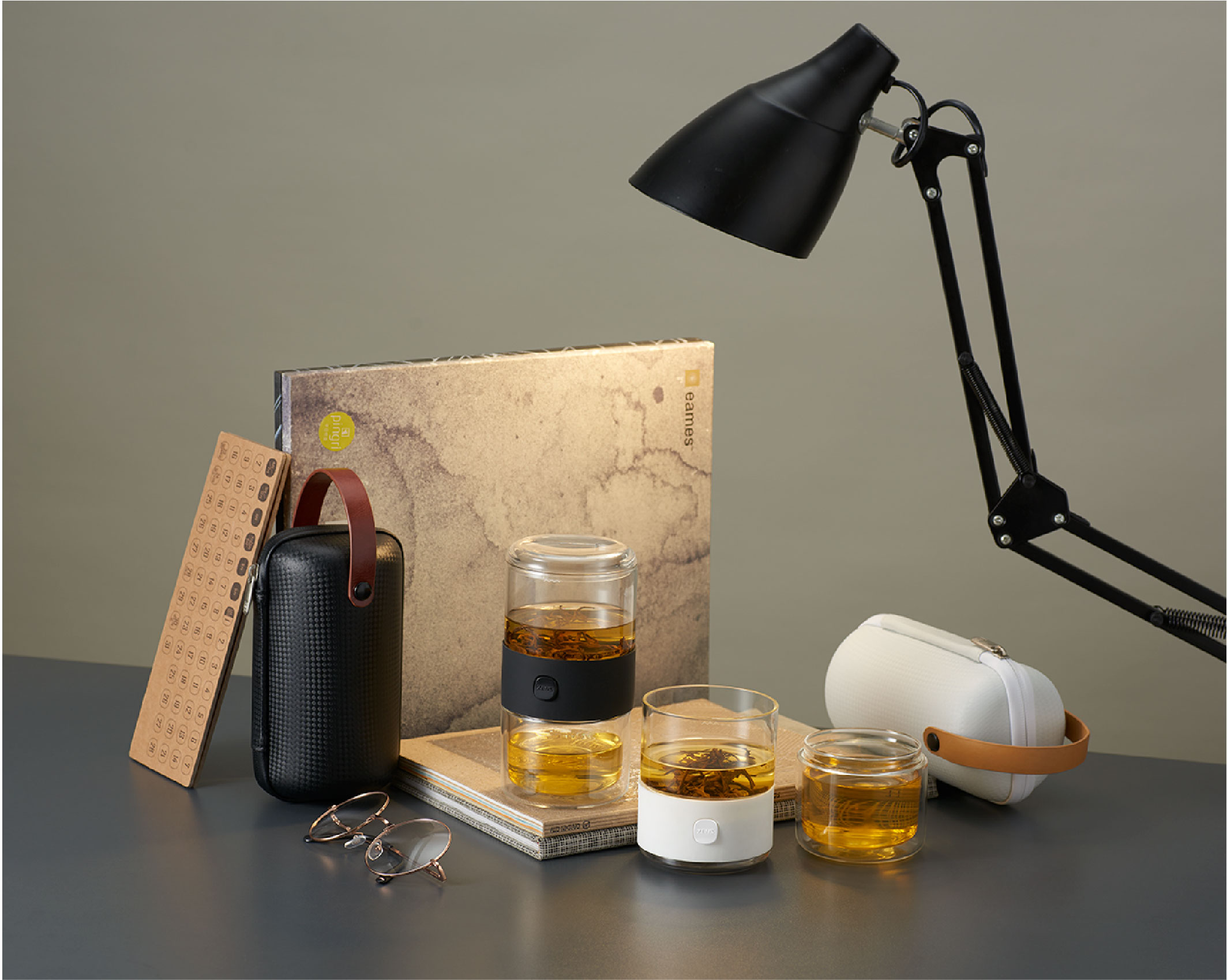 Portable travel tea cup，Original product design，New tea experience，Zhe pin，Young fashion，