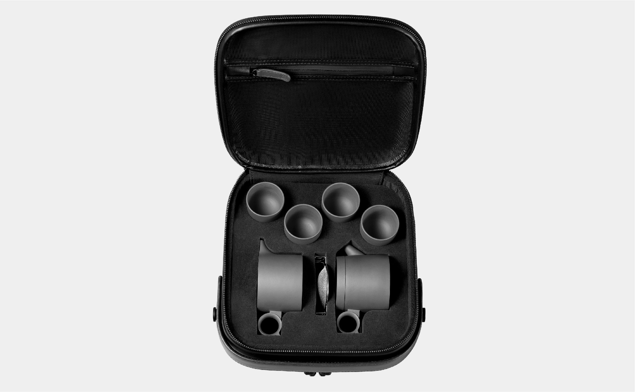 German red dot, if，Portable travel tea set，Original product design，Life aesthetics，Concise, symbolic and storage，