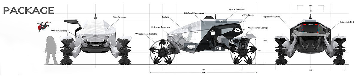 audi，The four-wheel drive，Design，originality，motion，tool，