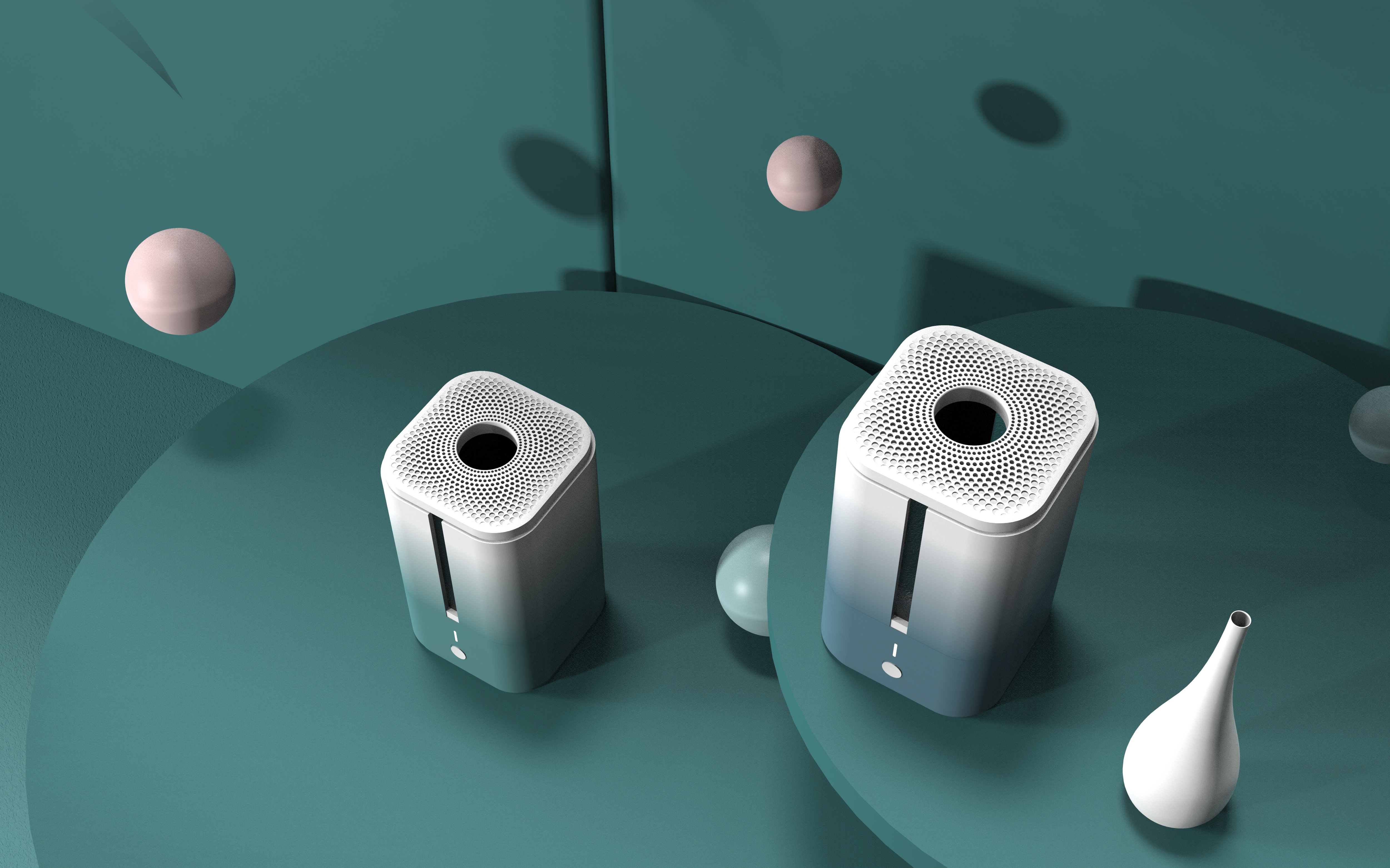 Humidifier，Render，small home appliances，Home design，