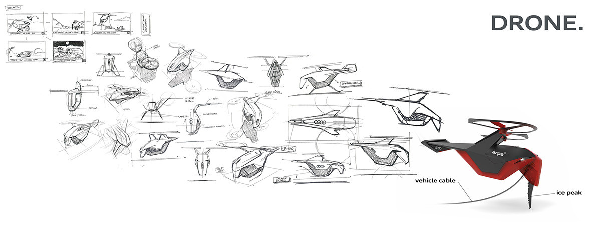 audi，The four-wheel drive，Design，originality，motion，tool，