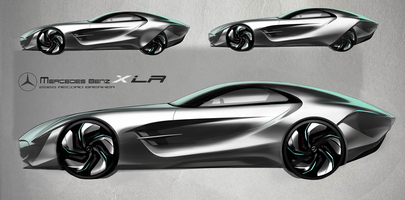 Benz，concept，vehicle，Design，xlr，traffic，tool，