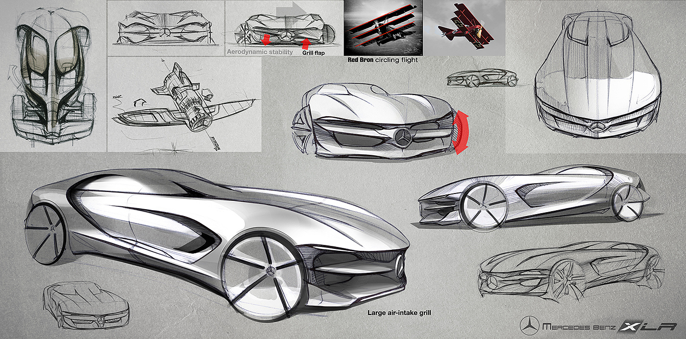 Benz，concept，vehicle，Design，xlr，traffic，tool，