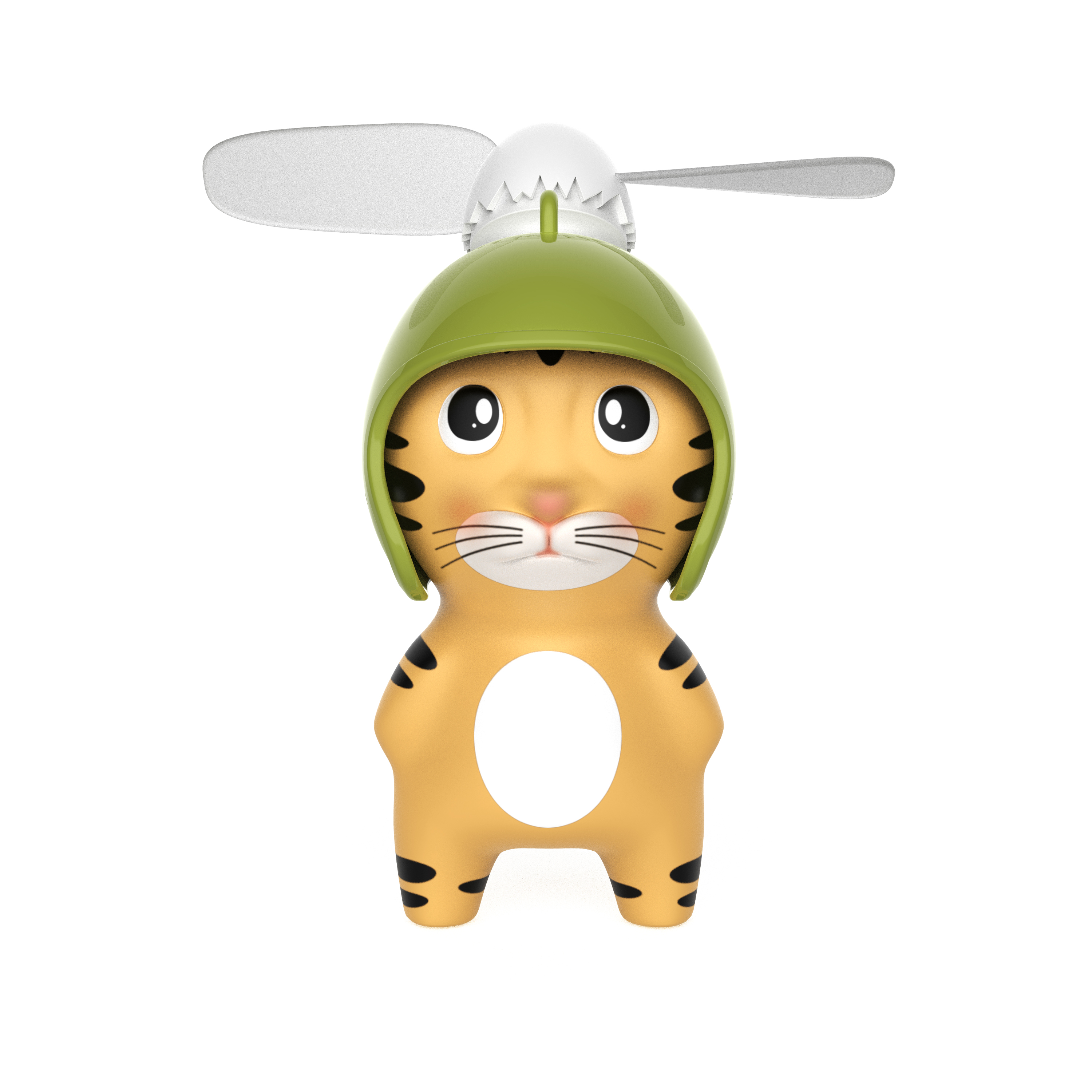 Fan, cartoon, cat，