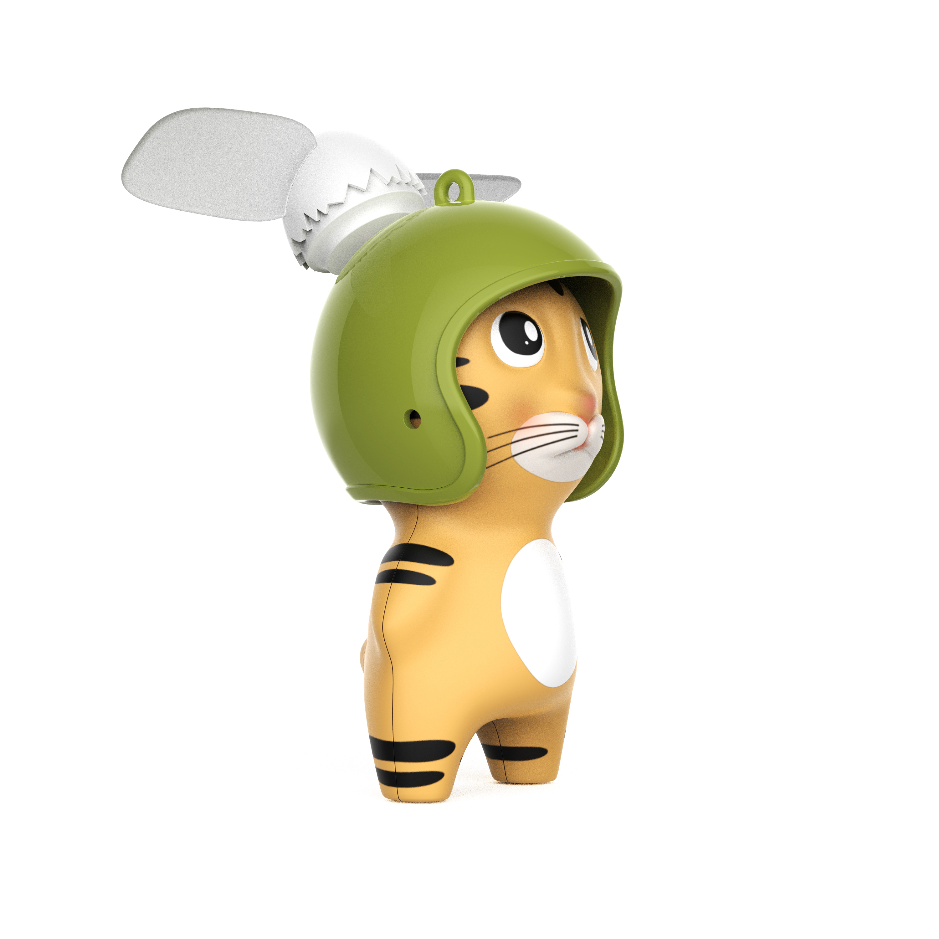 Fan, cartoon, cat，