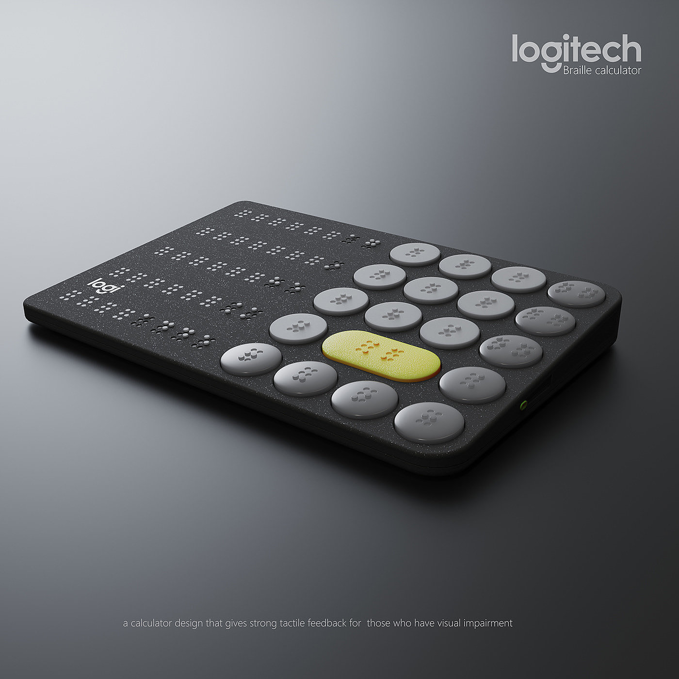 Calculator，braille，tactile sensation，Render，