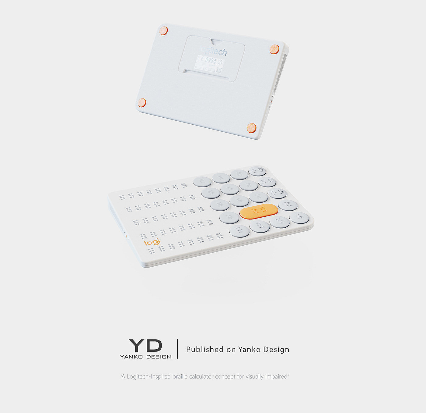 Calculator，braille，tactile sensation，Render，