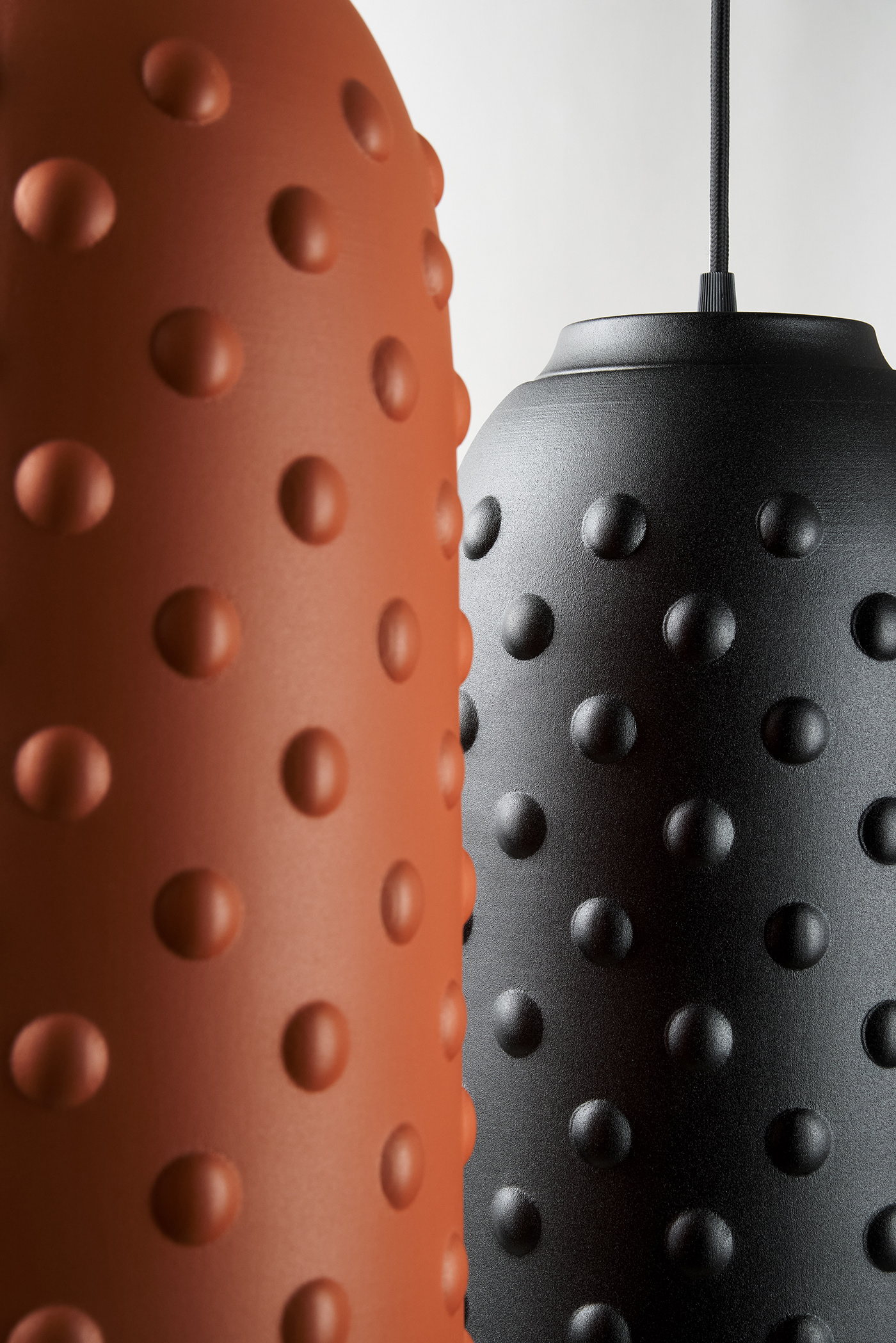 "Touch" series，lamps and lanterns，Ceramic lampshade，